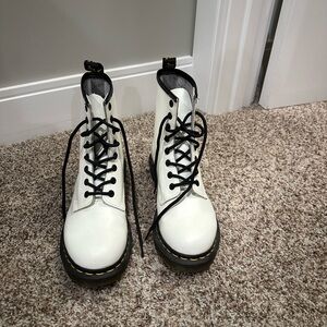 White Dr. Martens
Size: 7
Worn once